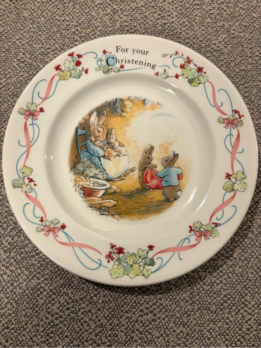 Wedgwood Beatrix Potter Peter Rabbit Plate